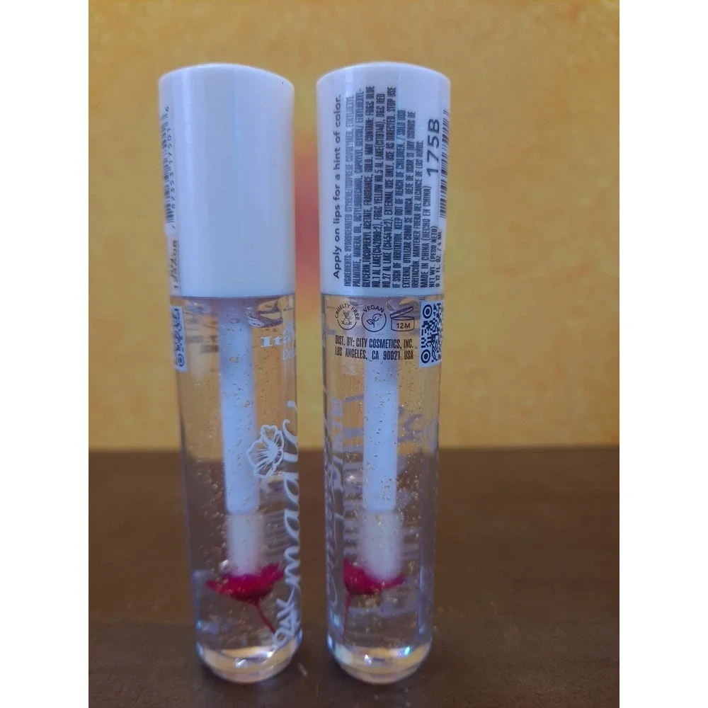 Italia Deluxe 24K Magic Lip Oil Clear Hydrating Gloss Magical Change‎ Of Color